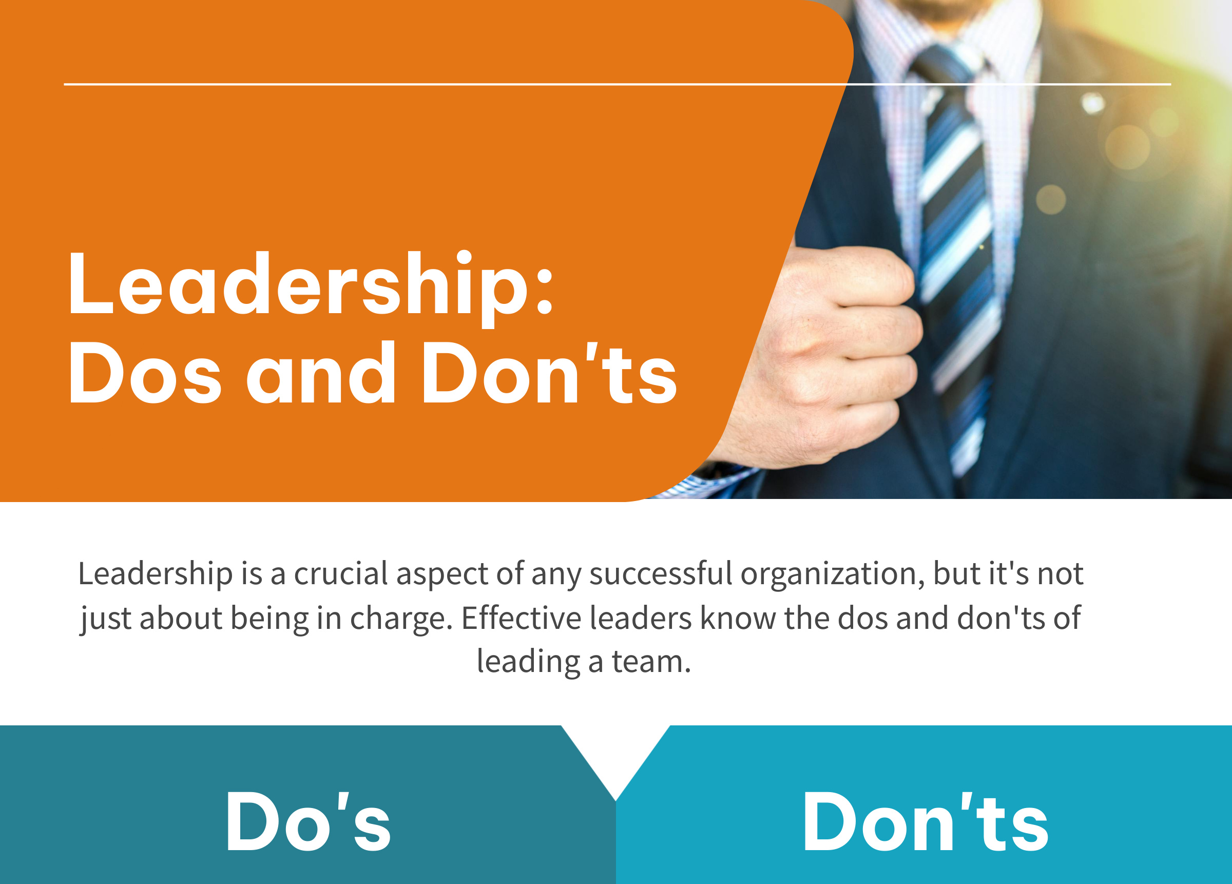 Leadership: Dos and Don'ts feature