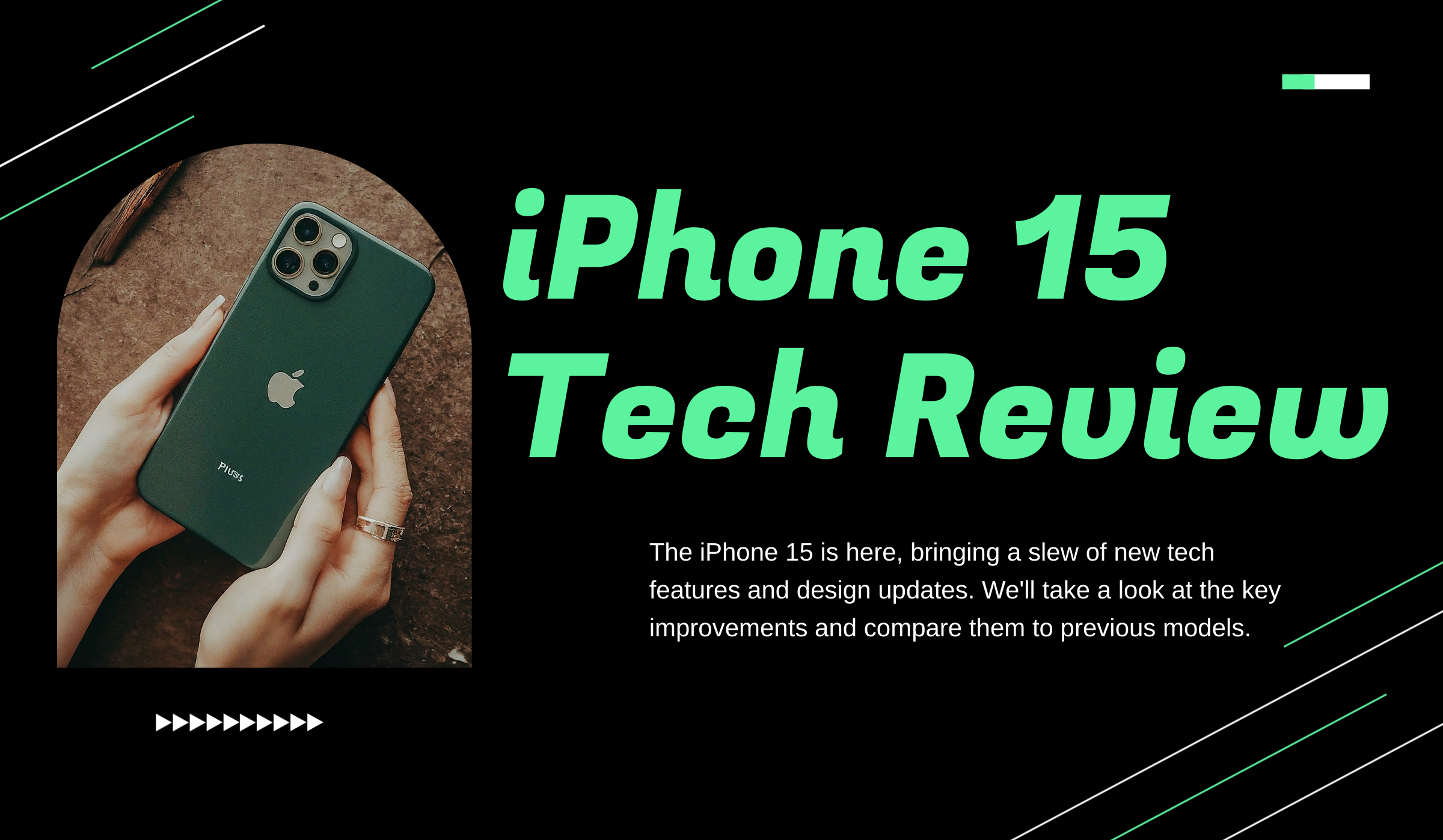 iPhone 15 Tech Review feature