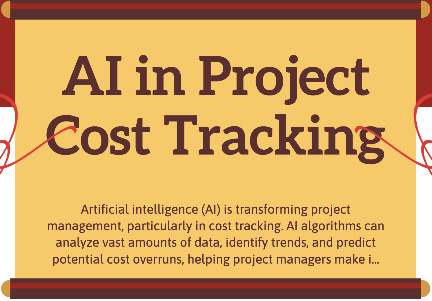 AI in Project Cost Tracking