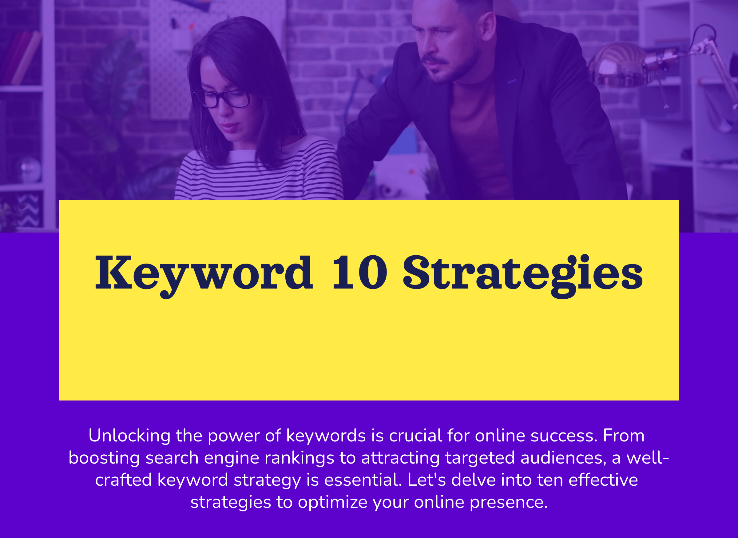 Keyword 10 Strategies