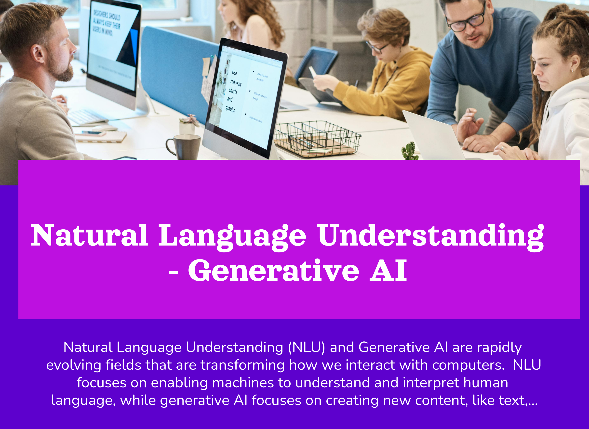 Natural Language Understanding - Generative AI