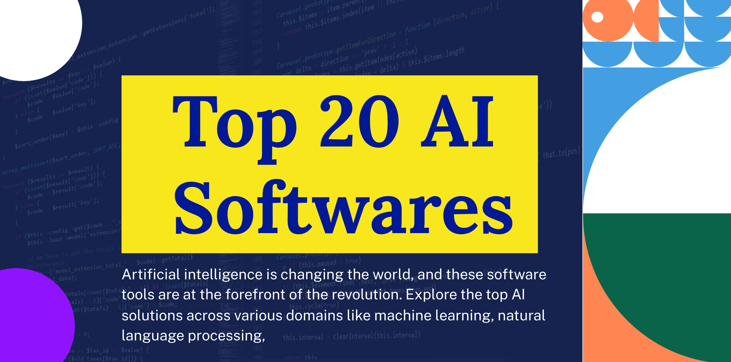 Top 20 AI Softwares