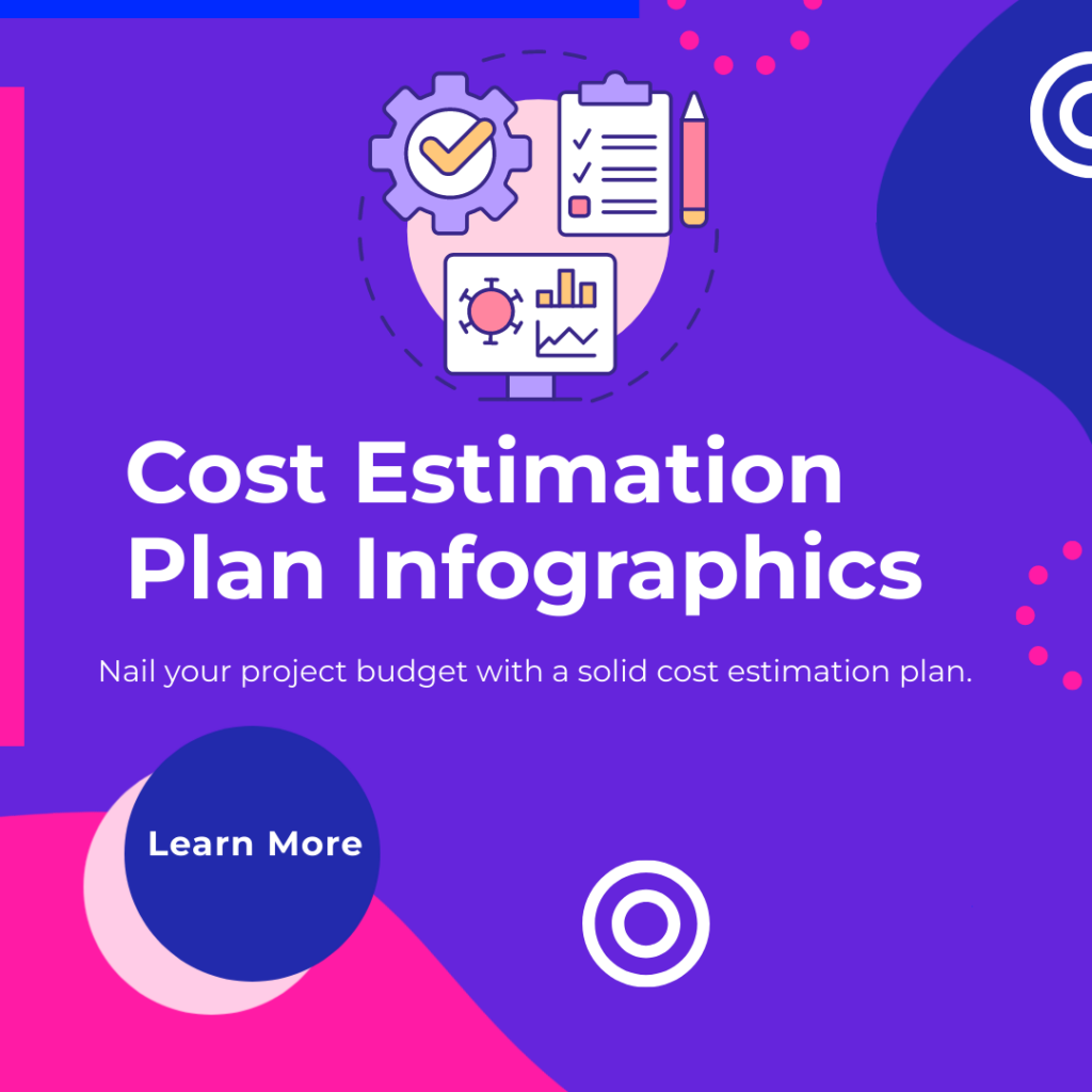 Cost Estimation Plan Infographics