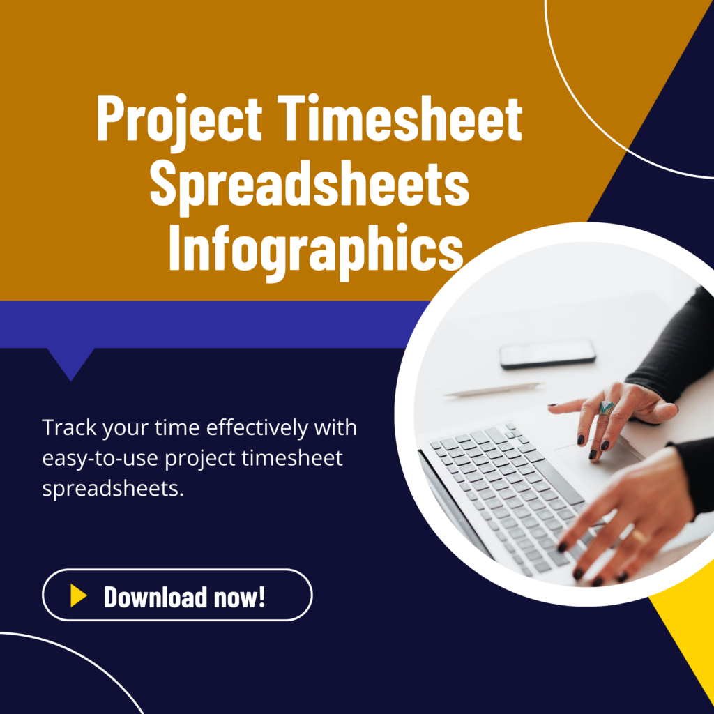Project Timesheet Spreadsheet Infographics
