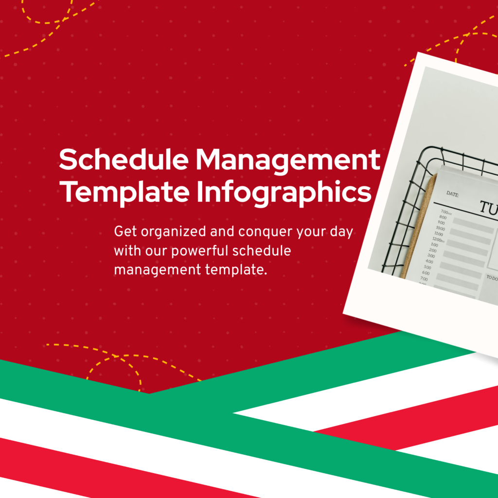 Schedule Management Template Infographics